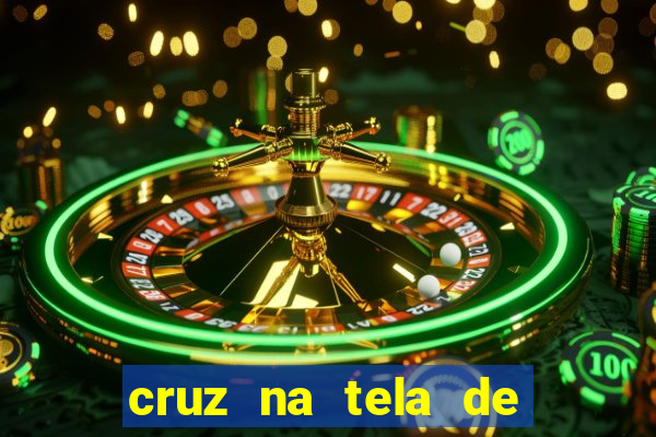 cruz na tela de cruz das